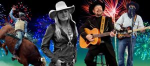 Concert Performers and Rodeo Riders for the Roundup RIDE weekend